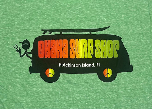 OHANA MEN'S TEE S/S - "RASTA BUS"