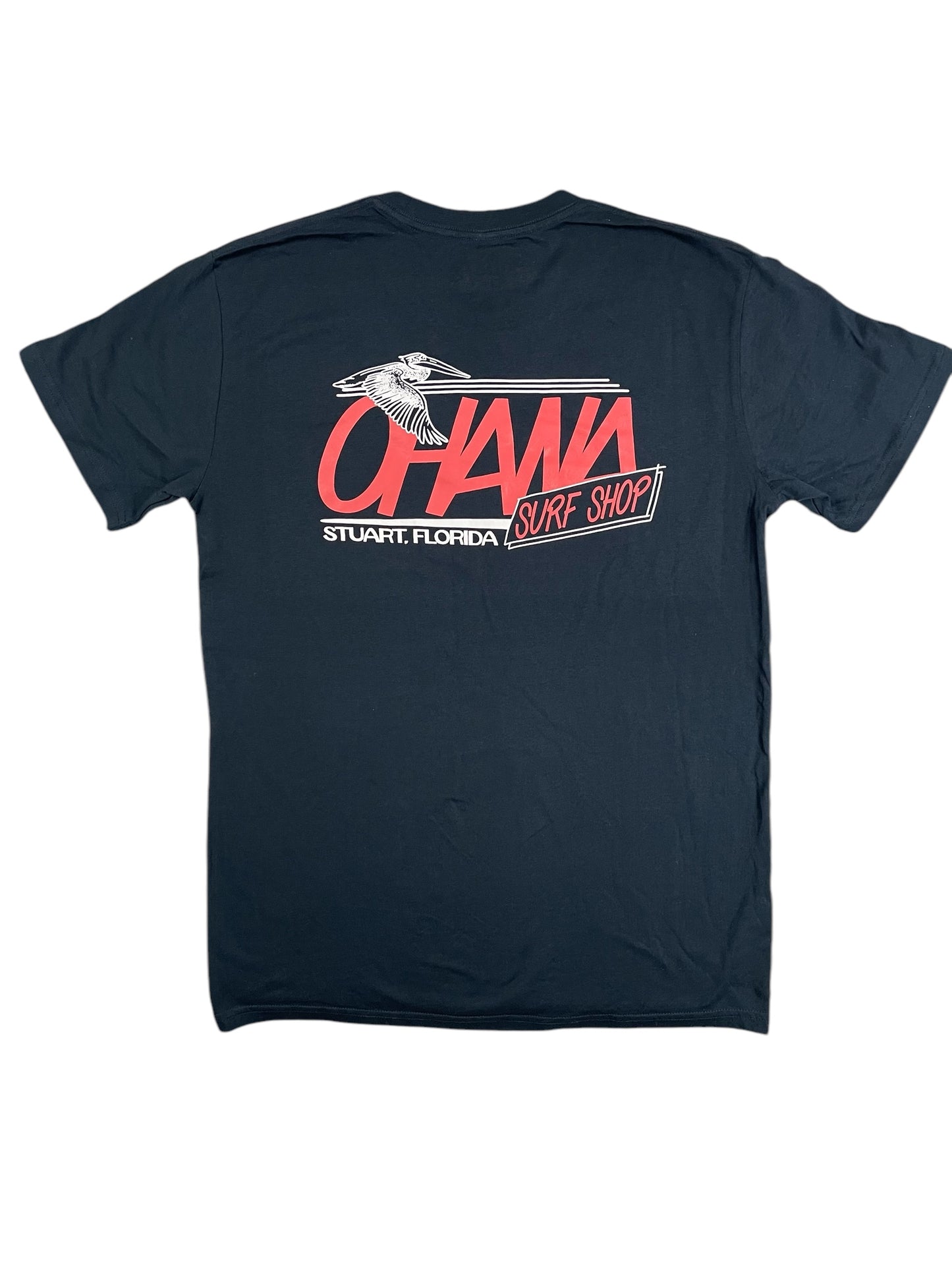 OHANA MEN'S TEE - "RETRO PELICAN"