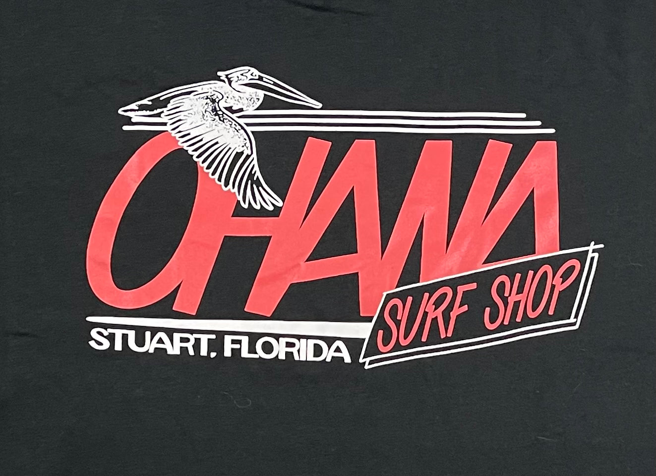 OHANA MEN'S TEE - "RETRO PELICAN"