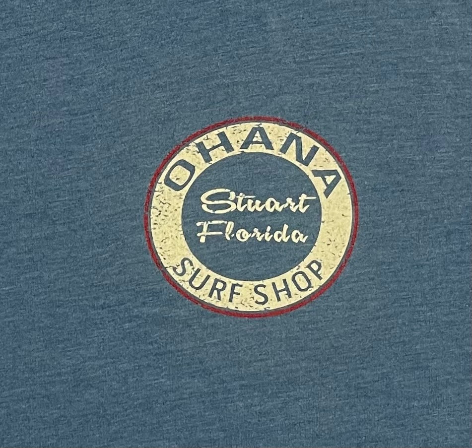 OHANA MEN'S TANK - "VINTAGE SURFBOARD"