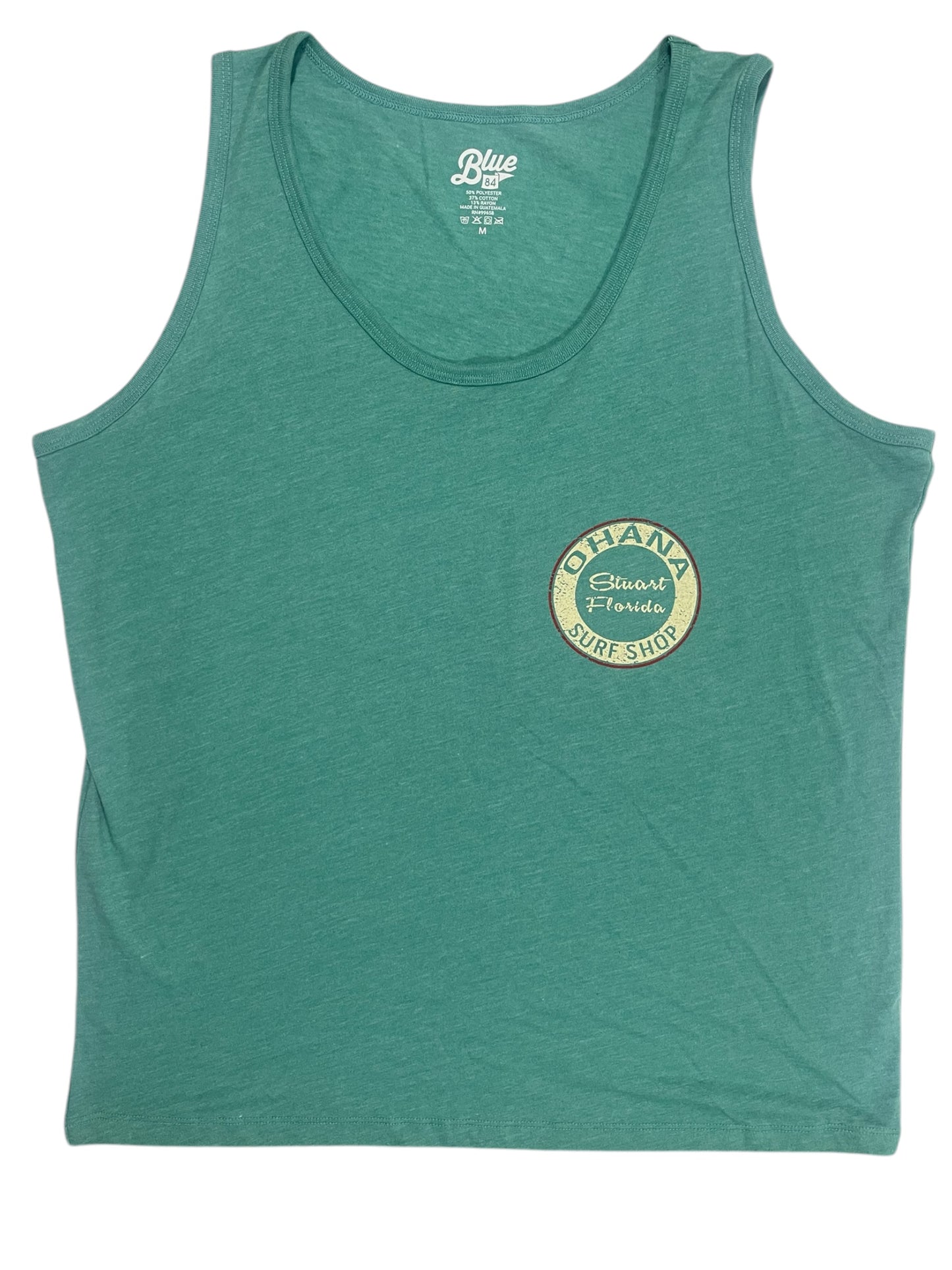 OHANA MEN'S TANK - "VINTAGE SURFBOARD"