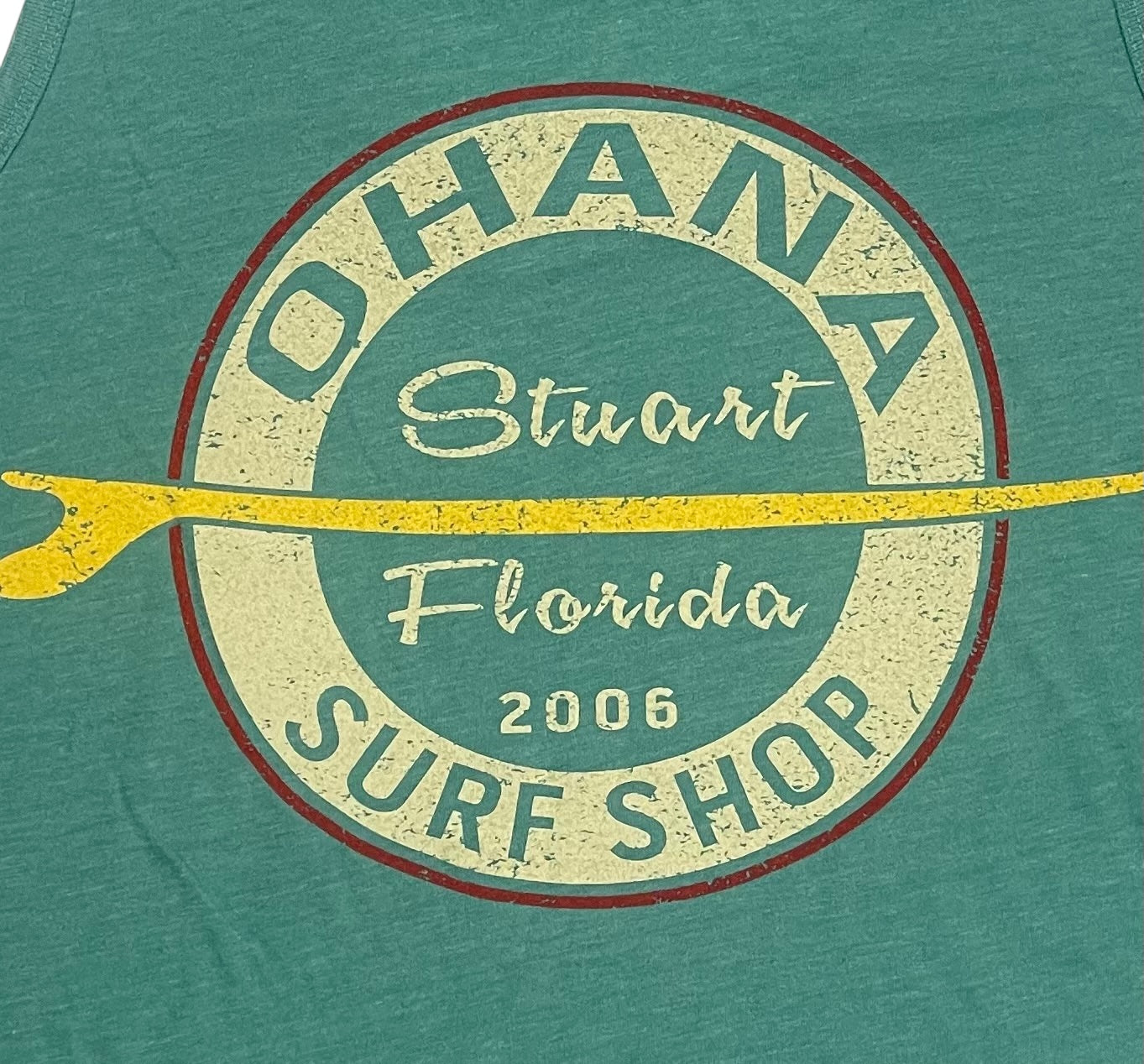 OHANA MEN'S TANK - "VINTAGE SURFBOARD"