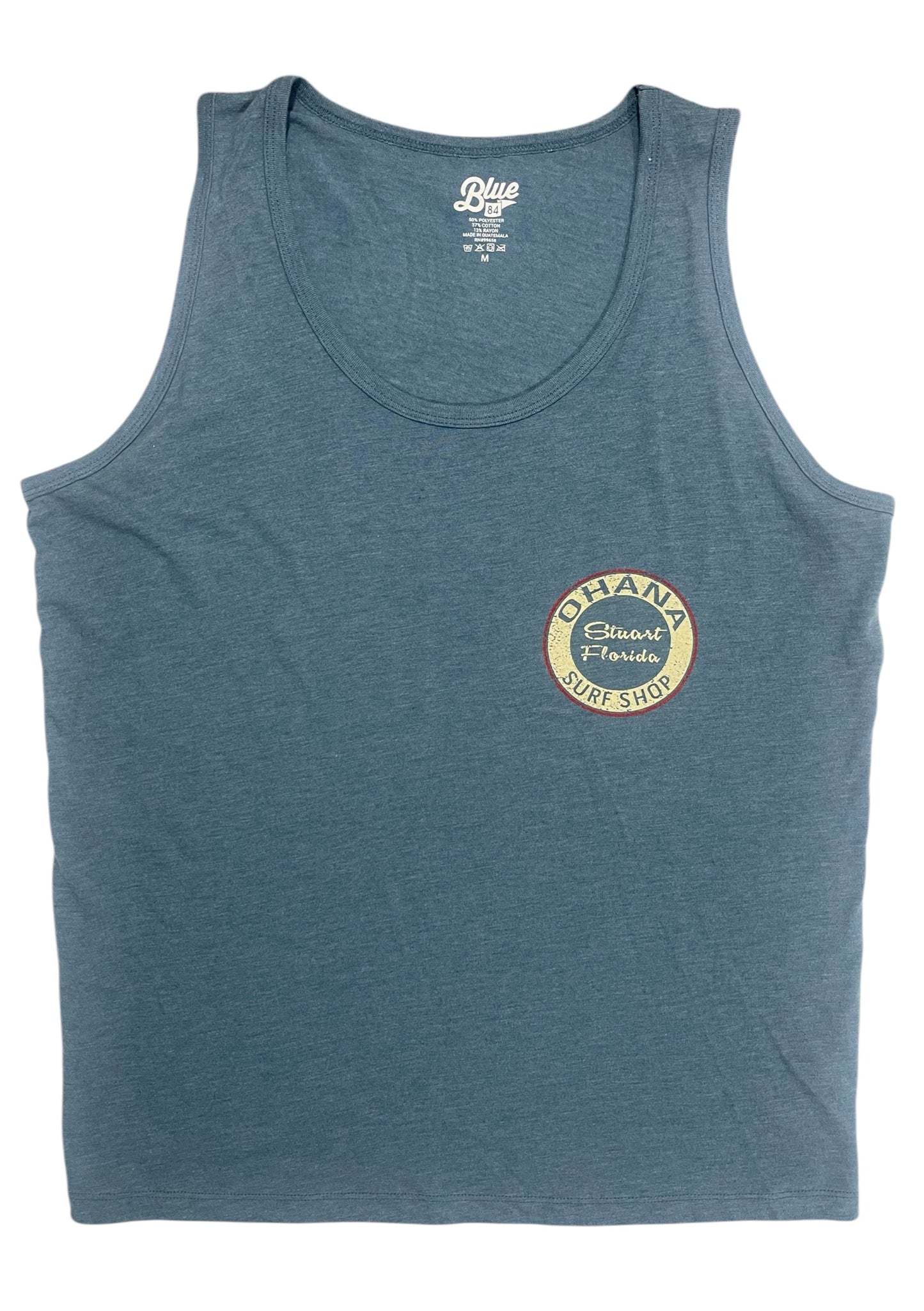 OHANA MEN'S TANK - "VINTAGE SURFBOARD"