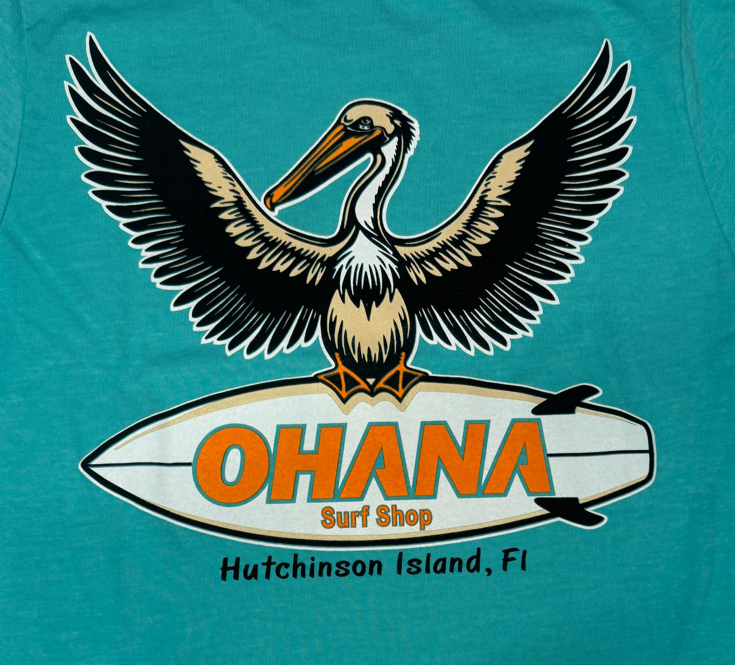 OHANA MEN'S S/S TEE - "PELICANO"