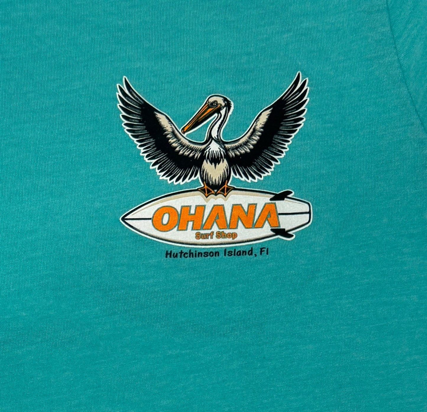 OHANA MEN'S S/S TEE - "PELICANO"