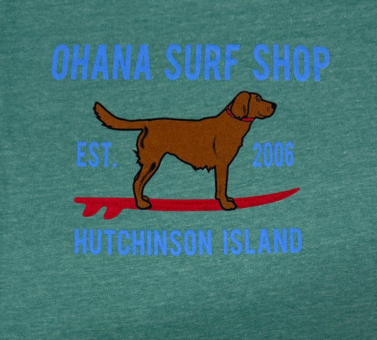 OHANA MEN'S S/S TEE- "SURFING NUGGET"