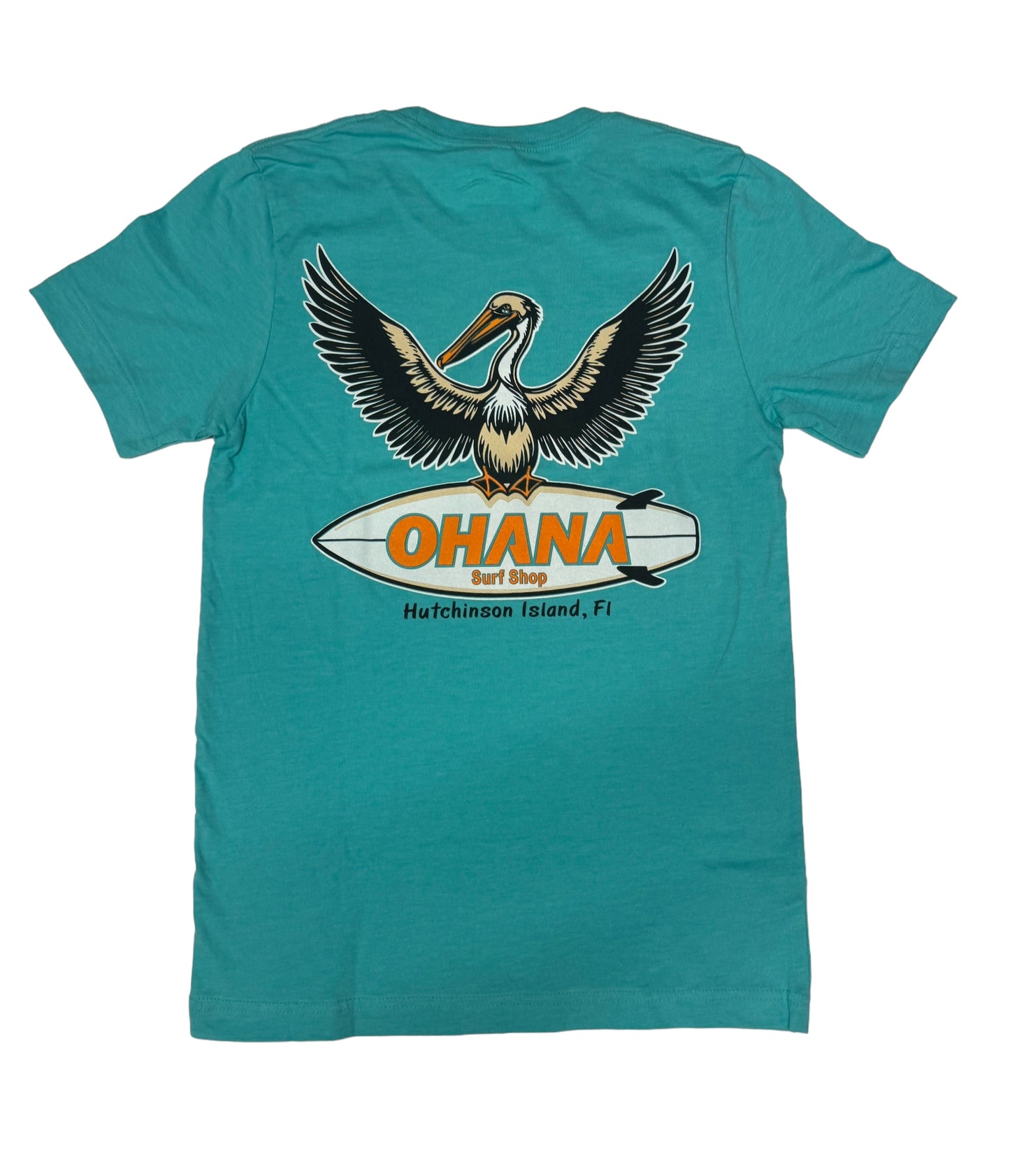 OHANA MEN'S S/S TEE - "PELICANO"