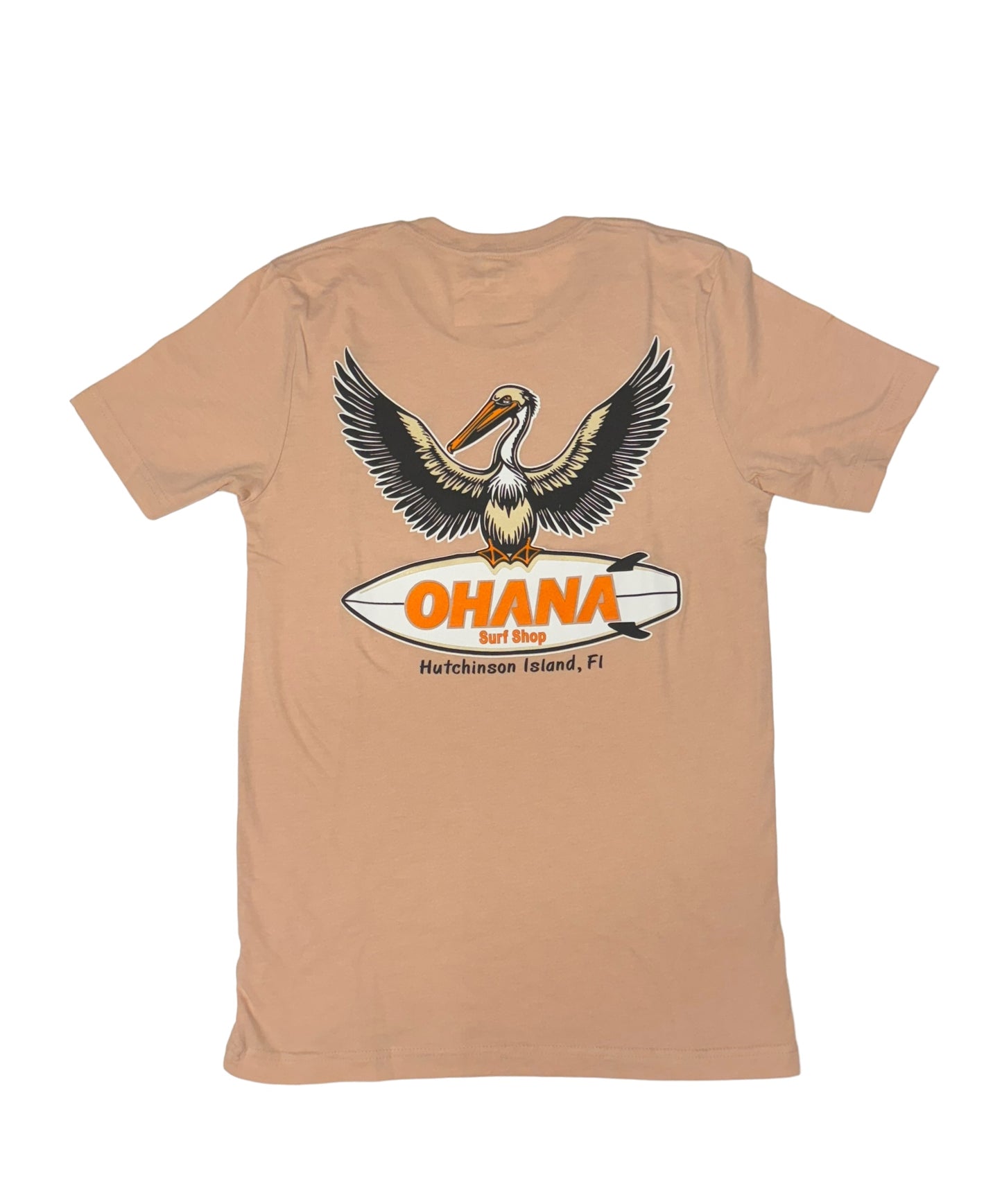 OHANA MEN'S S/S TEE - "PELICANO"