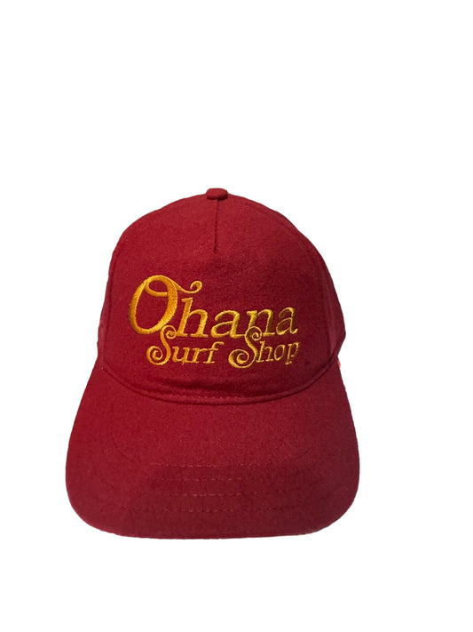 OHANA FLEECE HAT - "SCRIPT"