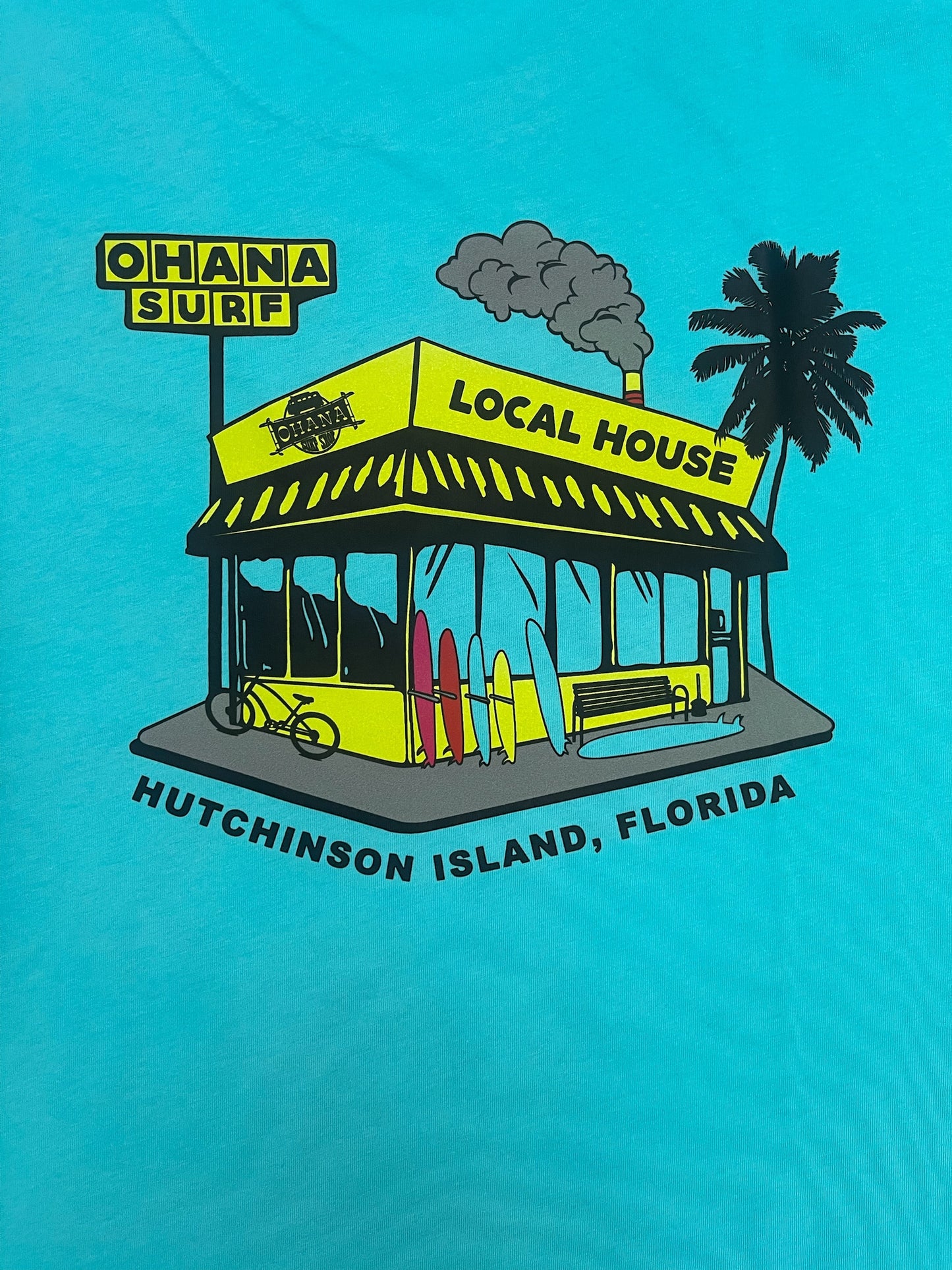 OHANA MEN'S S/S TEE - "LOCAL HOUSE"