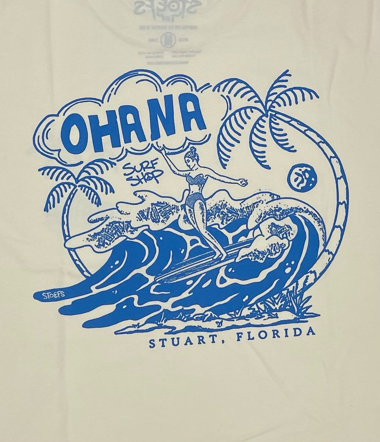 OHANA MENS S/S TEE - " LONGBOARD WEATHER"