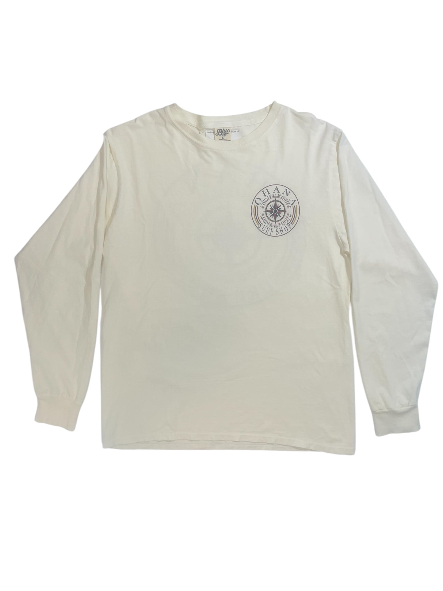 OHANA MEN'S L/S TEE - "COMPASS"