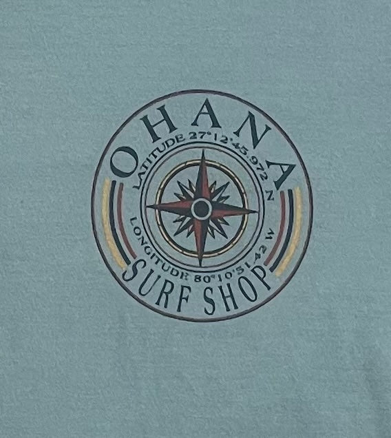 OHANA MEN'S L/S TEE - "COMPASS"