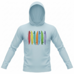 "SURFBOARDS" YOUTH AND TODDLER SOLAR HOODIE